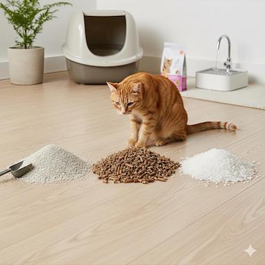 مقایسه بهترین خاک‌های گربه برای خانه‌های آپارتمانی