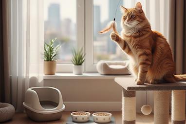 نحوه نگهداری صحیح گربه در آپارتمان (راهنمای کامل و کاربردی)